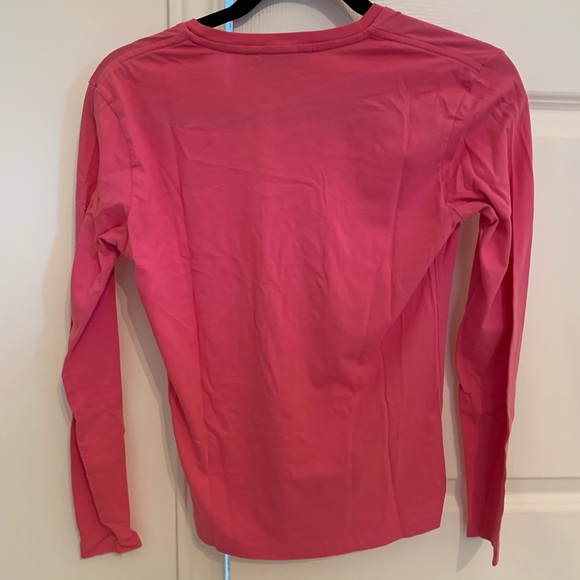 SALE🔥Ralph Lauren Pink Long Sleeved V-neck Shirt - Picture 3 of 3